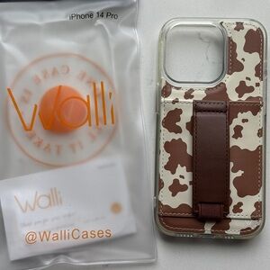 Walli iPhone 14 Pro Cow Print Case